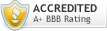100% Accredited, A+ BBB Rating