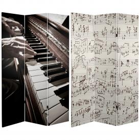6 ft. Tall Music Canvas Room Divider