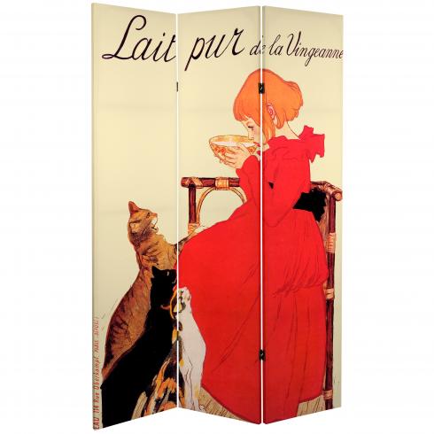 6 ft. Tall Dogs and Cats Room Divider