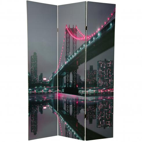 6 ft. Tall New York State of Mind Room Divider