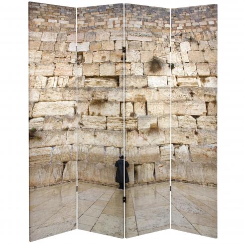 6 ft. Tall Double Sided Wailing Wall Room Divider
