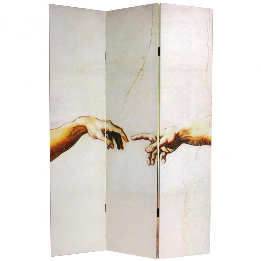 6 ft. Tall Cherubs Canvas Room Divider