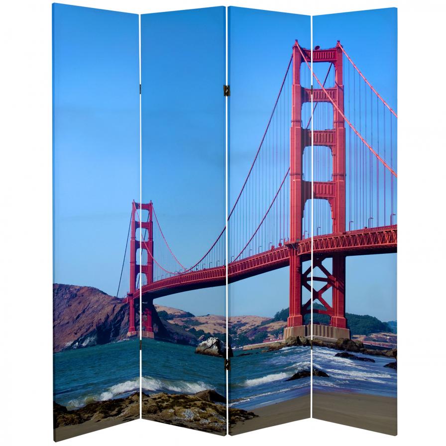 6 ft. Tall Double Sided Bridges Room Divider 6 ft. Tall Double Sided Bridges Room Divider