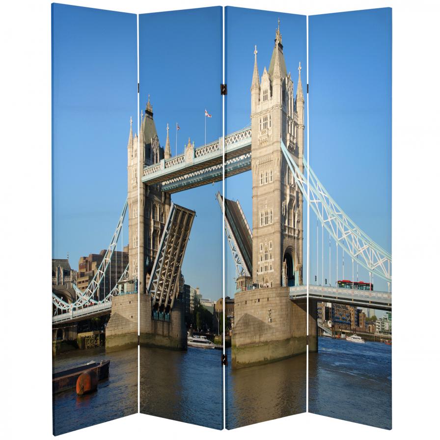 6 ft. Tall Double Sided Bridges Room Divider 6 ft. Tall Double Sided Bridges Room Divider