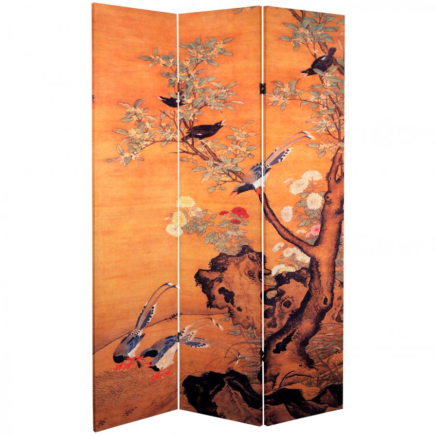 6 ft. Tall Chinese Landscapes Canvas Room Divider