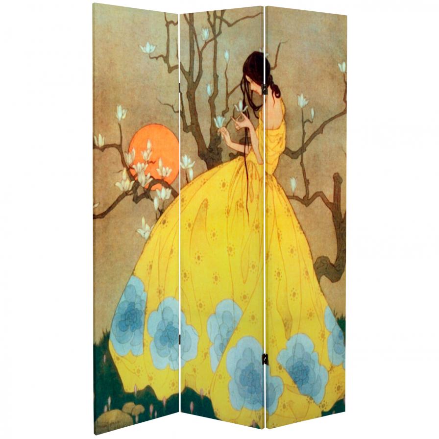 6 ft. Tall Double Sided Fairy Tale Canvas Room Divider 6 ft. Tall Double Sided Fairy Tale Canvas Room Divider