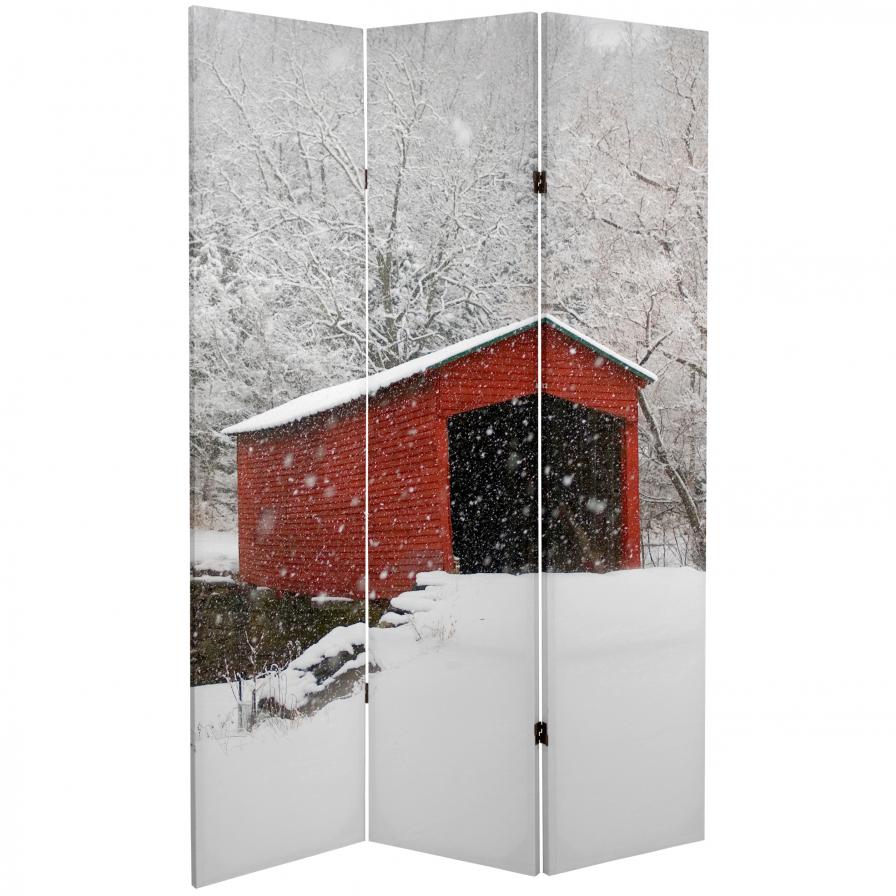 6 ft. Tall Double Sided Rural Beauty Room Divider 6 ft. Tall Double Sided Rural Beauty Room Divider