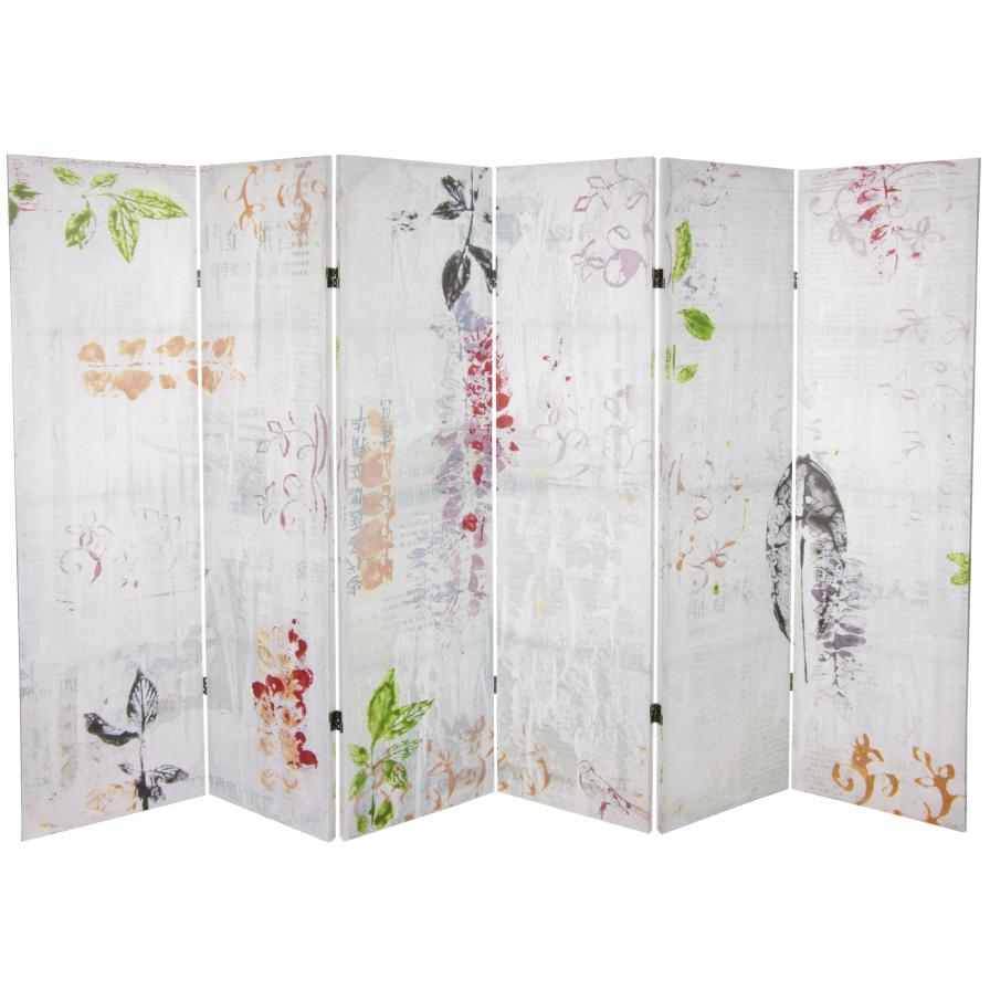 5&frac14; ft. Paradise Grove Canvas Room Divider