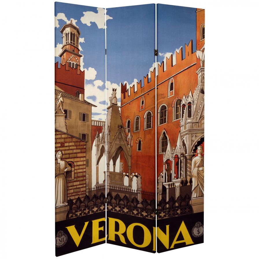 6 ft. Tall Double Sided Capri/Verona Room Divider