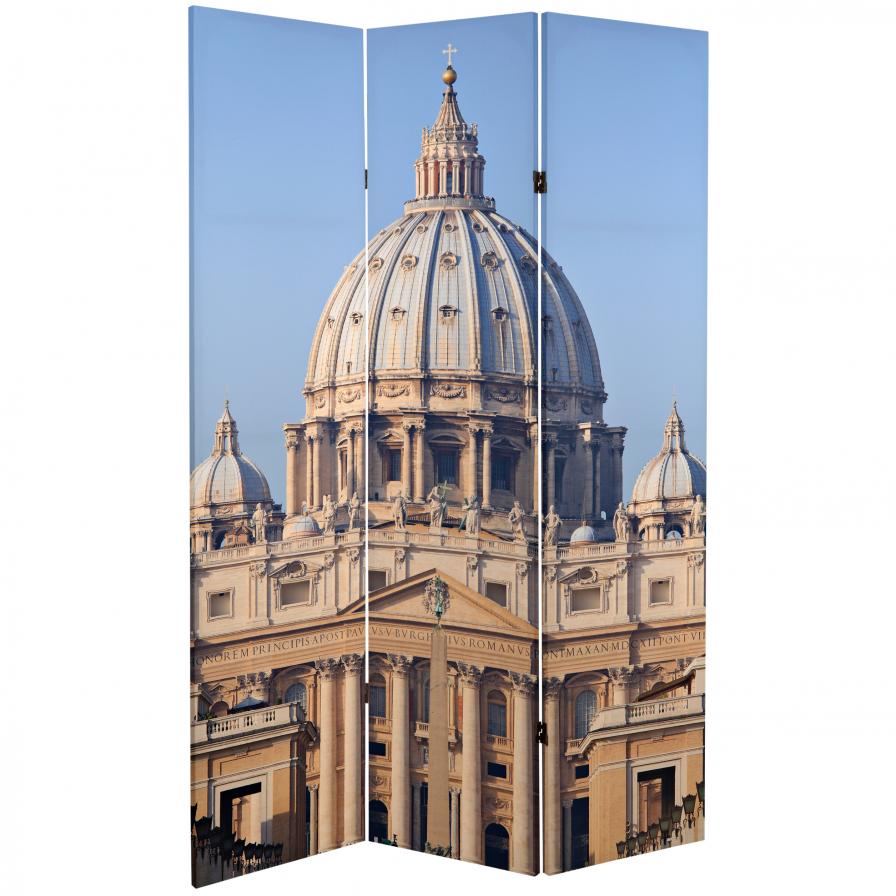 6 ft. Tall Double Sided Pisa and St. Peter's Canvas Room Divider 6 ft. Tall Double Sided Pisa and St. Peter's Canvas Room Divider
