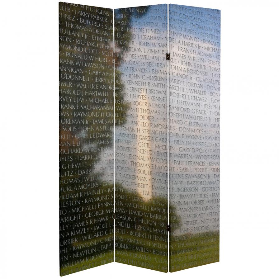 6 ft. Tall Double Sided Memorial Room Divider - Vietnam/Capitol Building 6 ft. Tall Double Sided Memorial Room Divider - Vietnam/Capitol Building