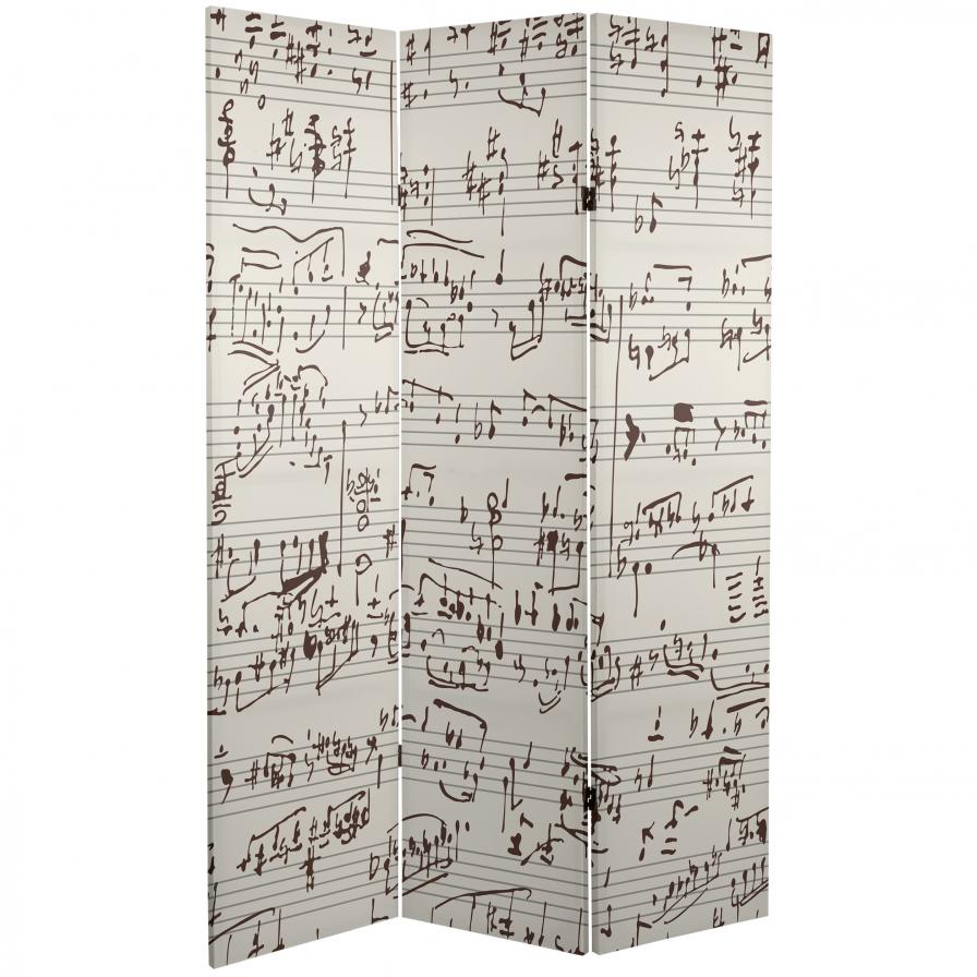 6 ft. Tall Music Canvas Room Divider