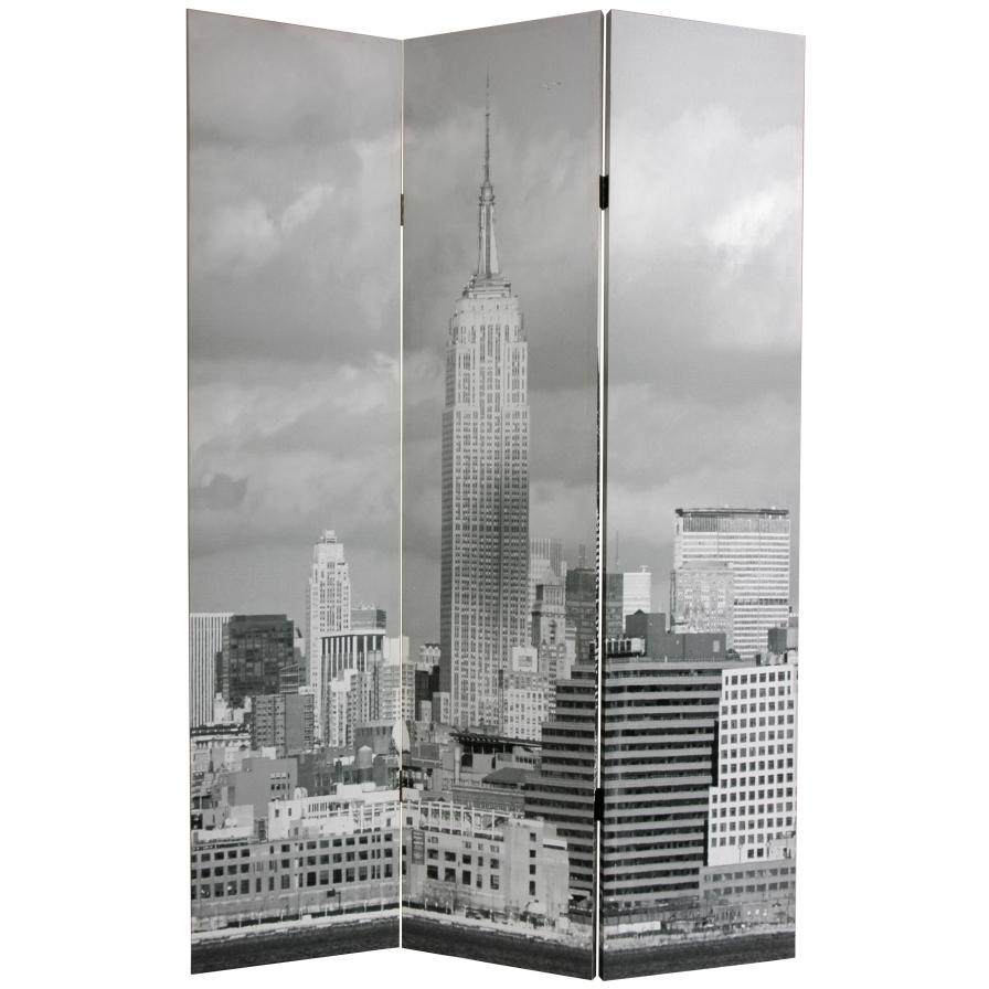 6 ft. Tall New York Scenes Room Divider