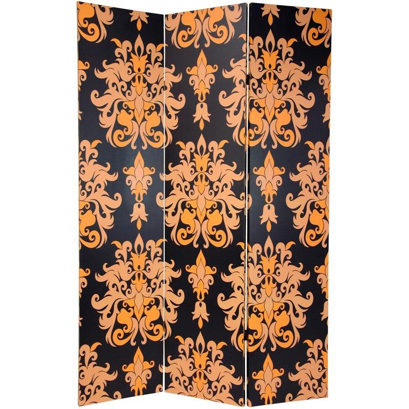 6 ft. Tall Double Sided Damask Room Divider 6 ft. Tall Double Sided Damask Room Divider