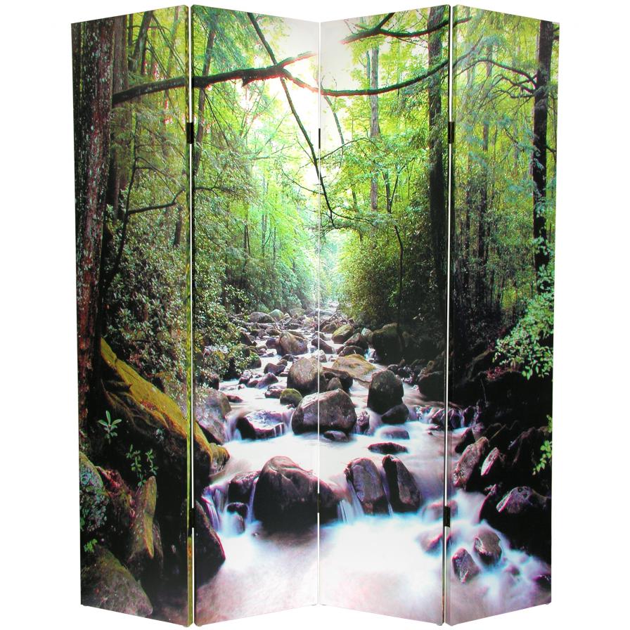 6 ft. Tall Path of Life Canvas Room Divider