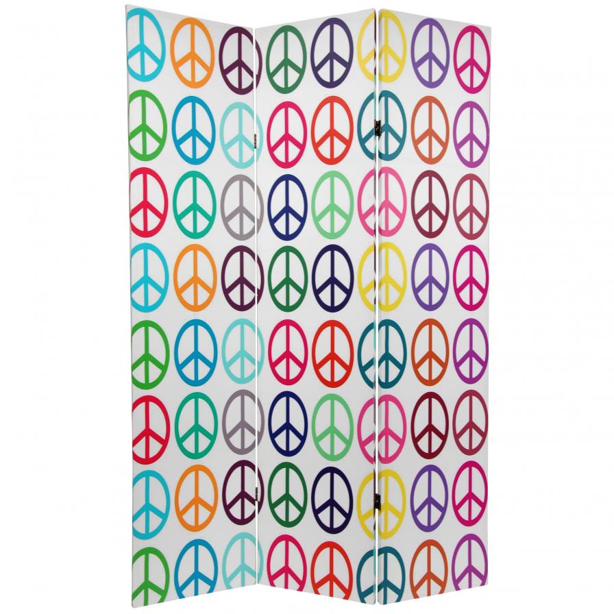 6 ft. Tall Double Sided Peace Room Divider 6 ft. Tall Double Sided Peace Room Divider