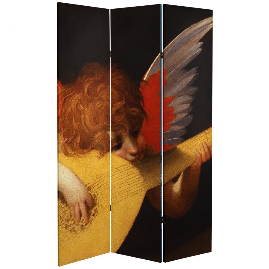 6 ft. Tall Double Sided Prayer Canvas Room Divider 6 ft. Tall Double Sided Prayer Canvas Room Divider