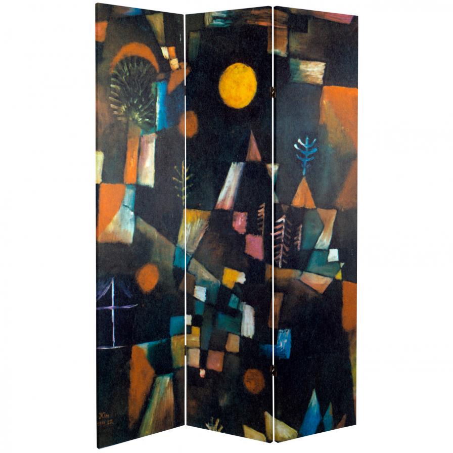 6 ft. Tall Double Sided "The Scream" Room Divider