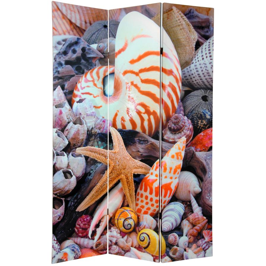 6 ft. Tall Double Sided Seashells Room Divider 6 ft. Tall Double Sided Seashells Room Divider