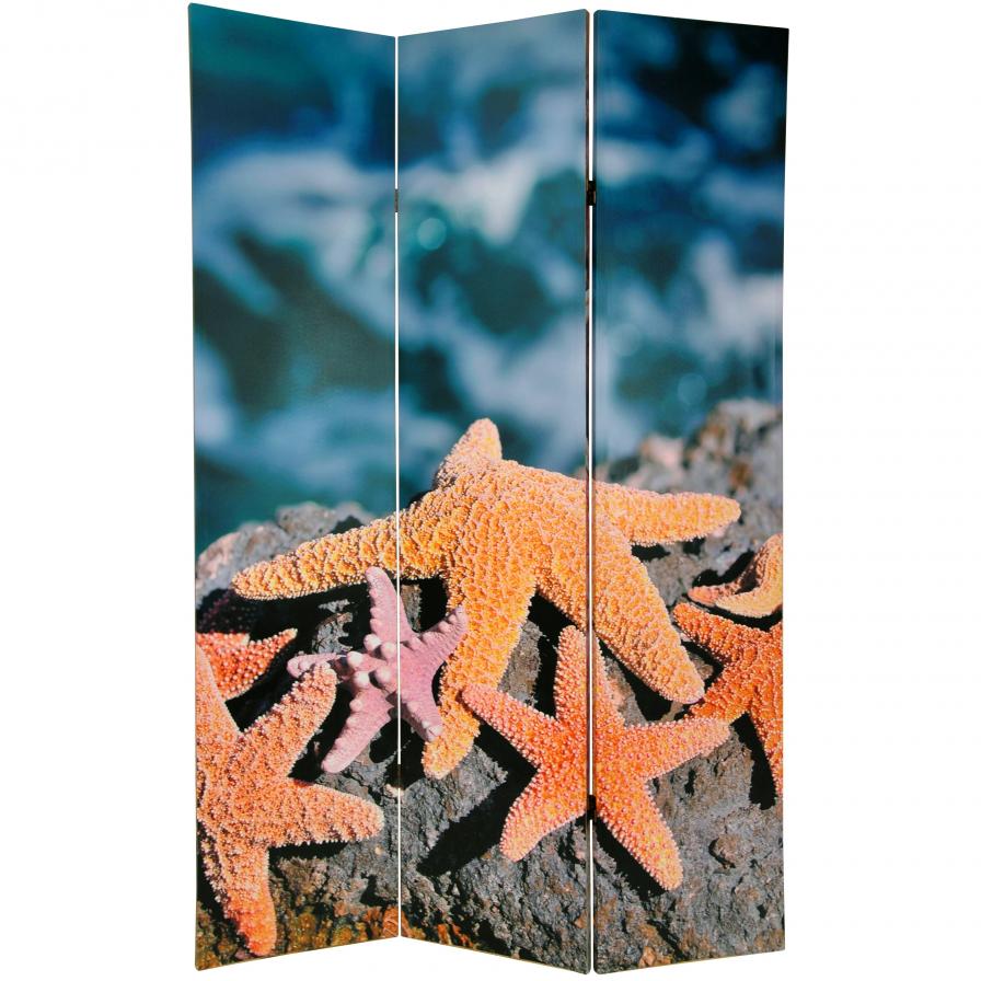 6 ft. Tall Double Sided Starfish Room Divider