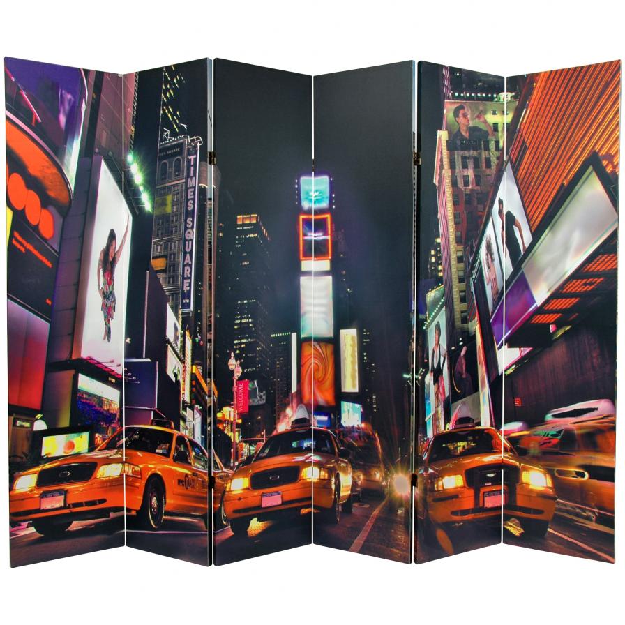 6 ft. Tall Double Sided NY Taxi Room Divider