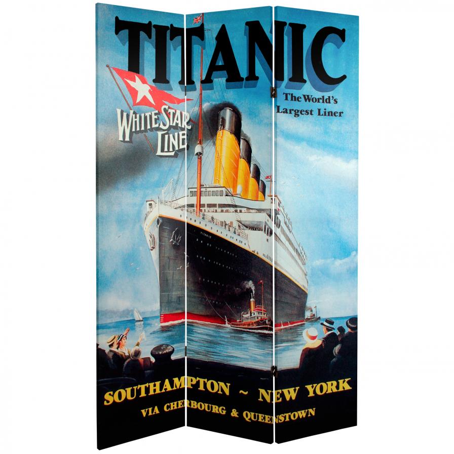 6 ft. Tall Double Sided Titanic/Penn Station Room Divider 6 ft. Tall Double Sided Titanic/Penn Station Room Divider