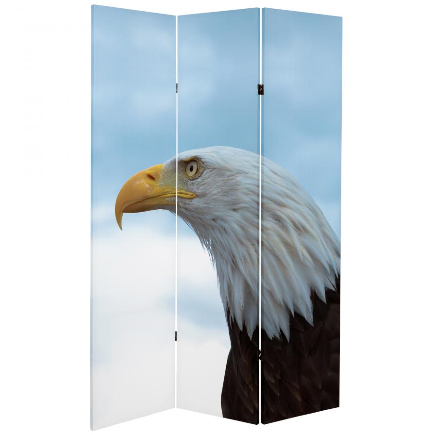 6 ft. Tall Double Sided Spirit of America Canvas Room Divider