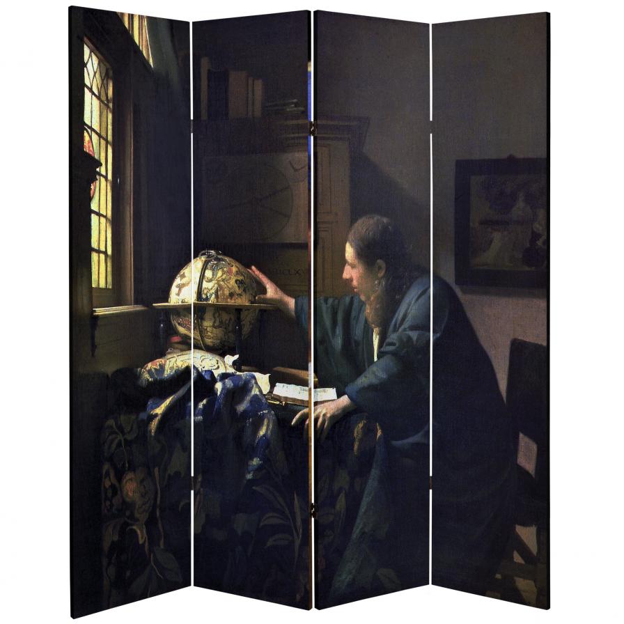 6 ft. Tall Double Sided Works of Vermeer Canvas Room Divider 6 ft. Tall Double Sided Works of Vermeer Canvas Room Divider