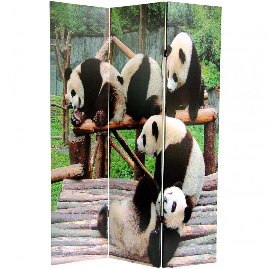 6 ft. Tall Panda Bears Double Sided Room Divider 6 ft. Tall Panda Bears Double Sided Room Divider