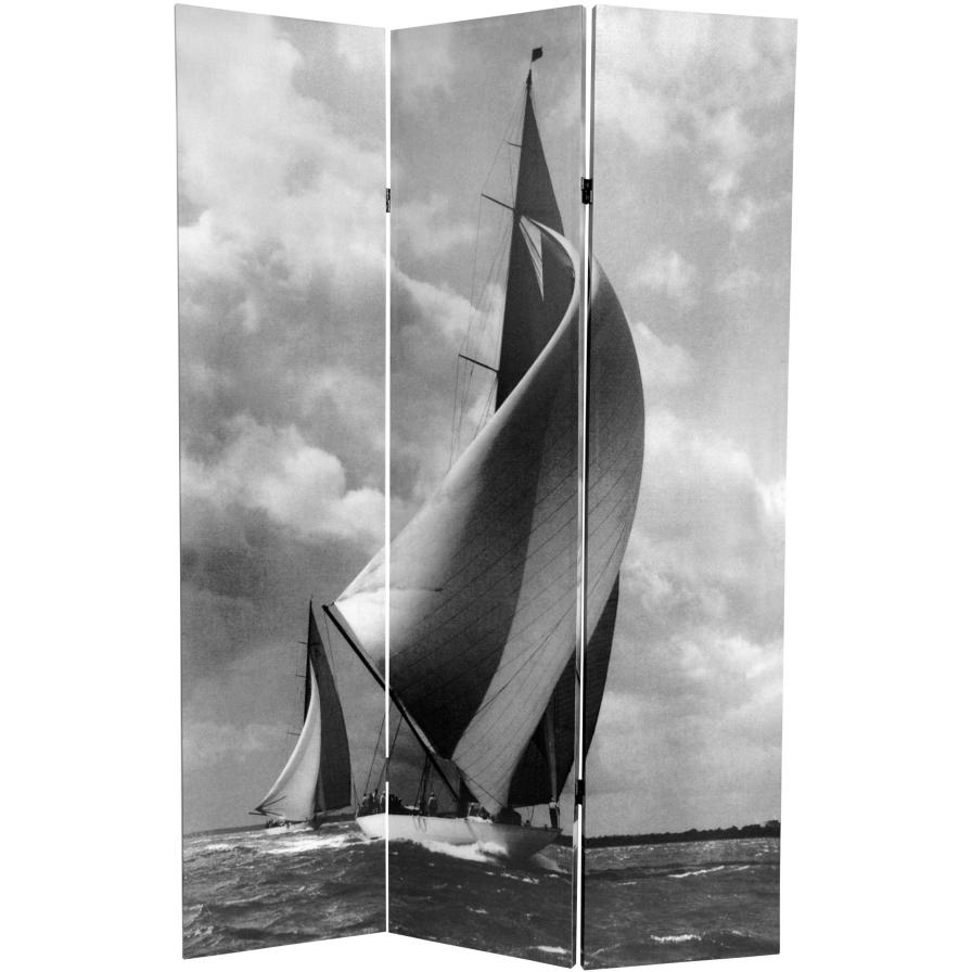 6 ft. Tall Sailboat Room Divider