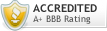 100% Accredited, A+ BBB Rating