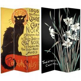 6 ft. Tall Chat Noir Room Divider