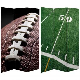 6 ft. Tall Football Canvas Room Divider