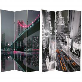 6 ft. Tall New York State of Mind Room Divider