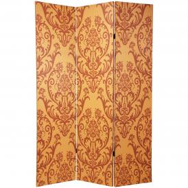 6 ft. Tall Double Sided Damask Room Divider