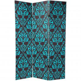 6 ft. Tall Double Sided Damask Room Divider