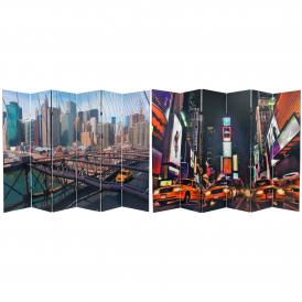 6 ft. Tall Double Sided NY Taxi Room Divider