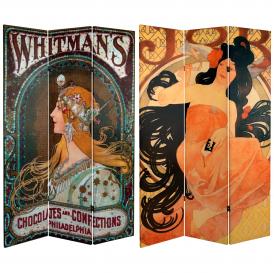 6 ft. Tall Confections Canvas Room Divider