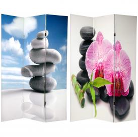 6 ft. Tall Double Sided Zen Room Divider