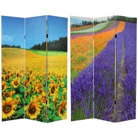 6 ft. Tall Summer Fields Double Sided Room Divider