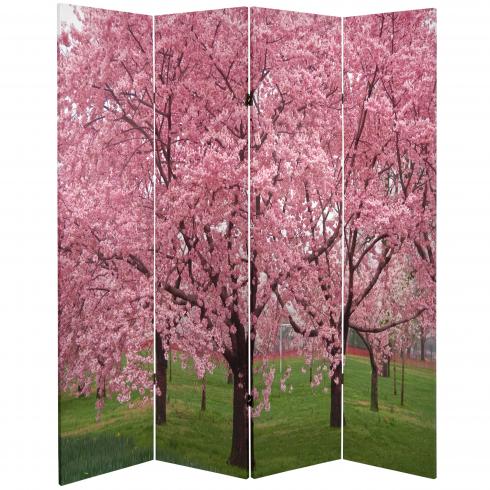 6 ft. Tall Cherry Blossoms Room Divider