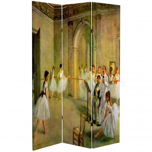 6 ft. Tall Works of Degas Room Divider - Dancers