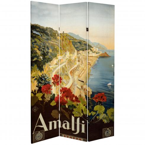 6 ft. Tall Amalfi/Riviera Canvas Room Divider