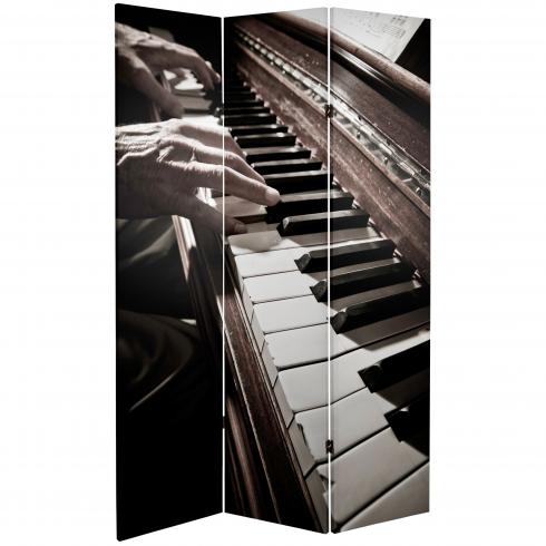 6 ft. Tall Music Canvas Room Divider