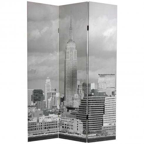 6 ft. Tall New York Scenes Room Divider