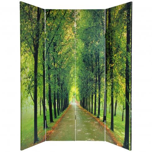 6 ft. Tall Path of Life Canvas Room Divider