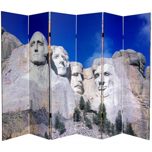 6 ft. Tall Monuments Room Divider - Rushmore/Grand Canyon