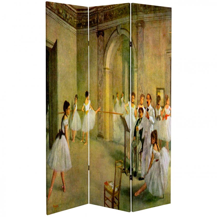 6 ft. Tall Works of Degas Room Divider - Dancers