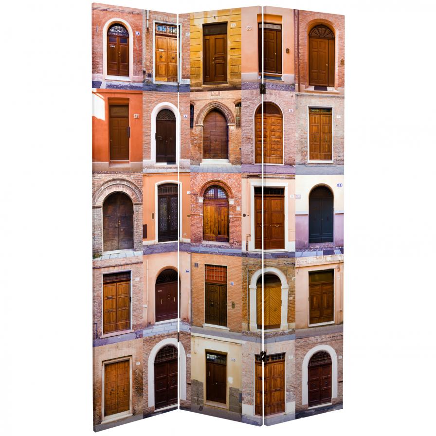 6 ft. Tall Doors Canvas Room Divider 6 ft. Tall Doors Canvas Room Divider