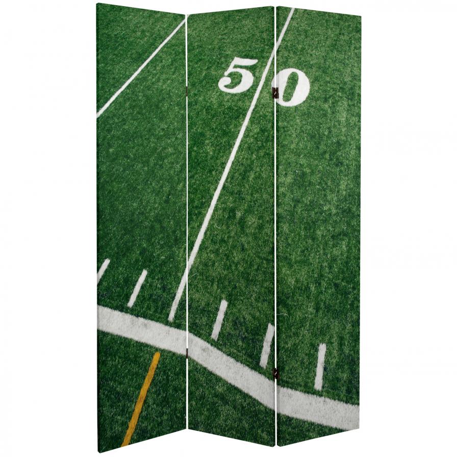 6 ft. Tall Football Canvas Room Divider